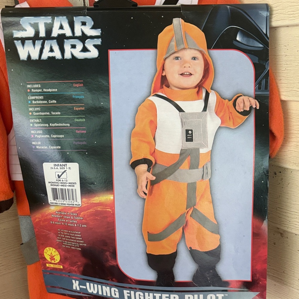 Star Wars Orange and Gray X-Wing Pilot Outfit